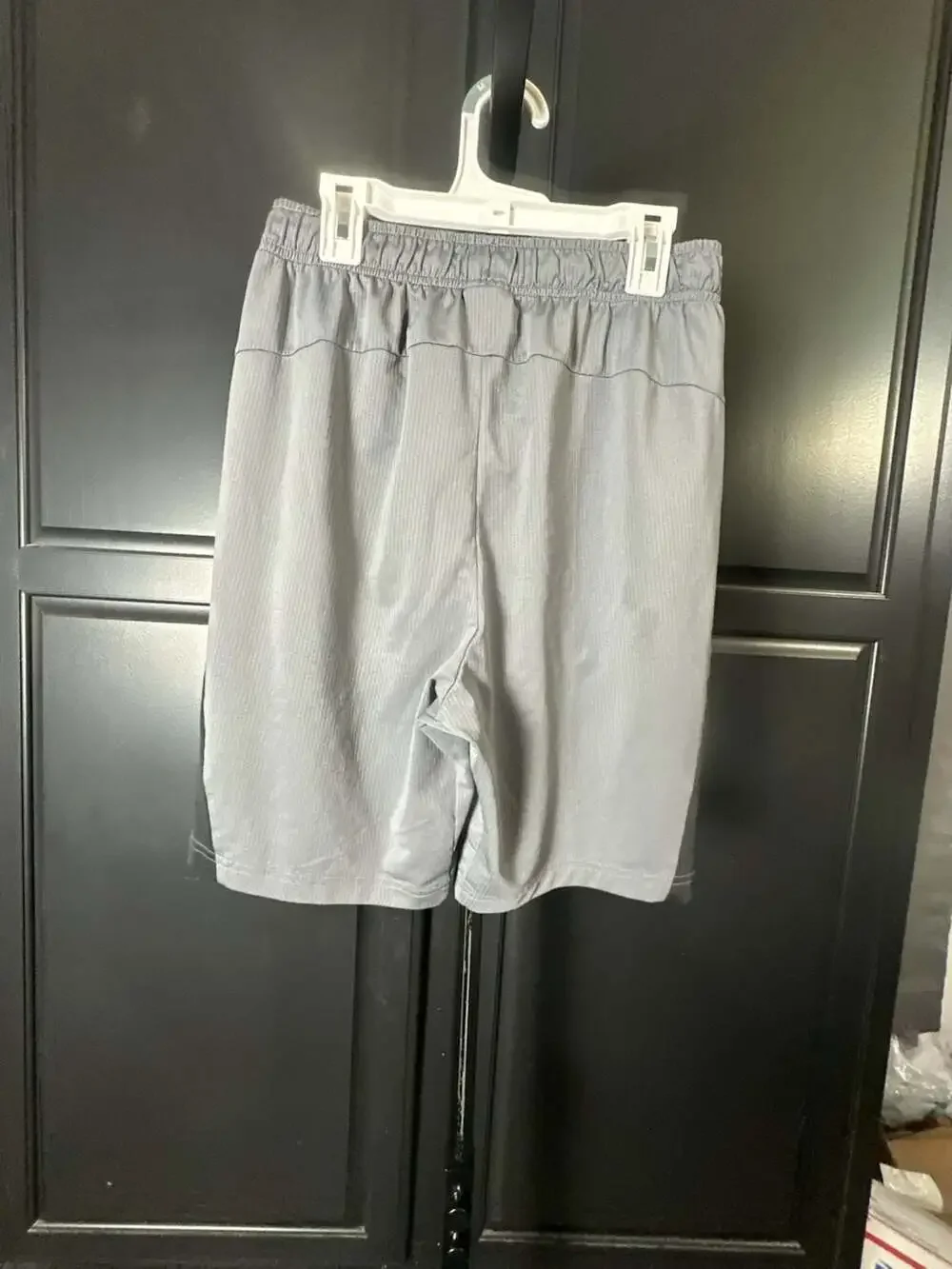 Nike Dri-FIT Men's Athletic Training Shorts Grey and Black Size Small#861